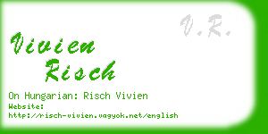 vivien risch business card
